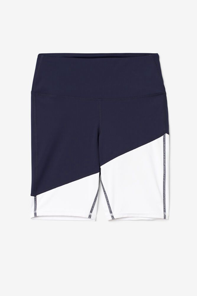 Fila Shorts Womens Navy Marley Bike - Ireland 86397-OSAN